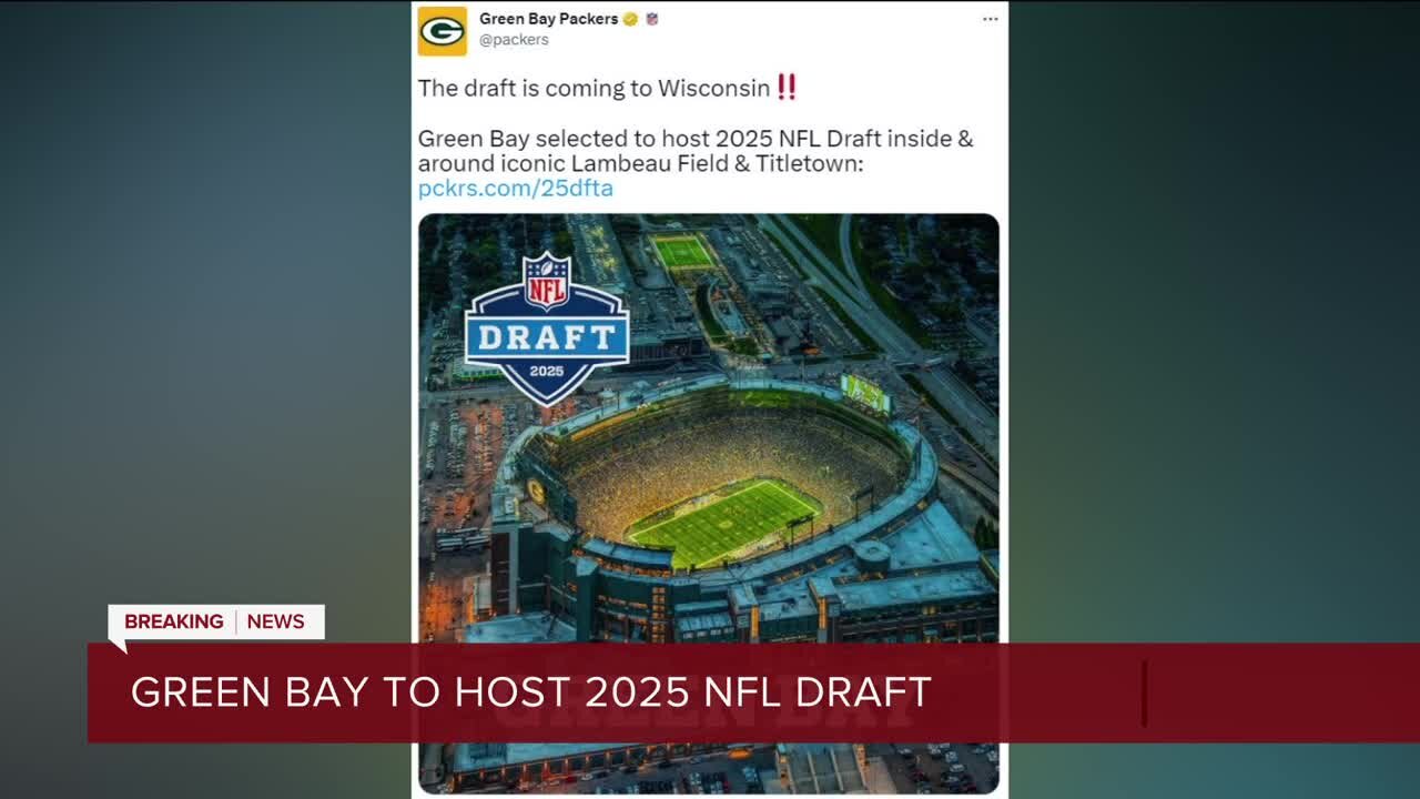 The 2025 NFL Draft is coming to Green Bay