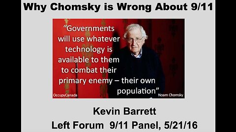 Why Chomsky Is Wrong About 9/11