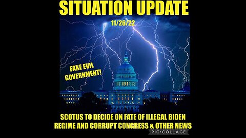Situation Update 11/26/22 ~ EBS - EQS and 16 Year Plan To Destroy America