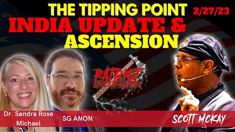 2.27.23 "The Tipping Point" on Revolution.Radio in STUDIO B, Dr Sandra & India Update, State Of Ascension with SG Anon