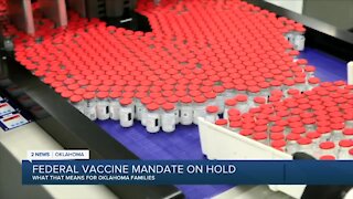 Federal vaccine mandate on hold