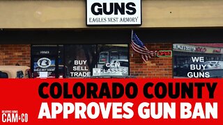Colorado county approves gun ban despite threat of legal challenge