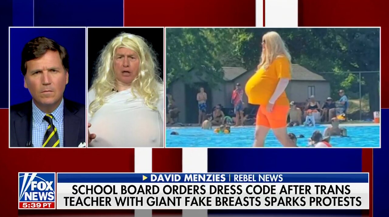 Menzies Joins Tucker For The Latest On Giant Prosthetic Breasts Wearing Teacher And Dress Code 