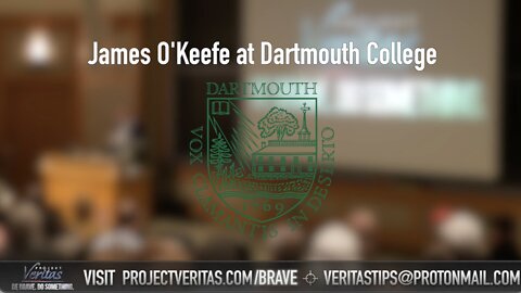 James O’Keefe speaks at Dartmouth College