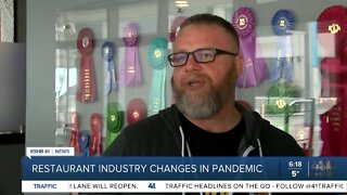 Restaurant industry changes in pandemic