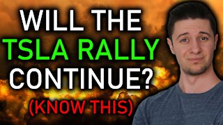 TSLA Stock PUMP EXPLAINED | WILL THE RALLY CONTINUE?