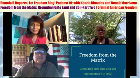 Let Freedom Ring! Mass State Assembly Podcast 10-Freedom from the Matrix, Grounding Part Two