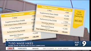 TUSD board approves wage hikes