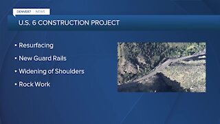 Clear Creek Canyon construction project