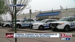 Criminal charges not recommended in Blair officer-involved shooting