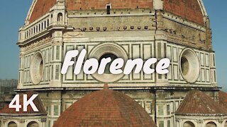 Aerial of Florence Italy | Italy Travel Vlog (4K)