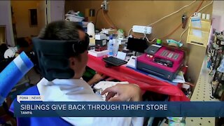 Siblings give back despite medical challenges of their own