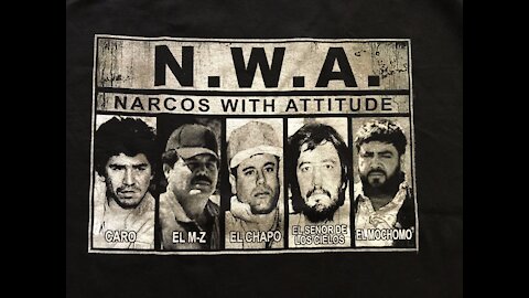 N.W.A. (Narcos with Attitude) - 48"x24" oil on canvas 2021 - the making of