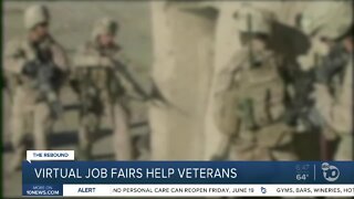 Virtual job fairs help veterans navigate unemployment during COVID-19
