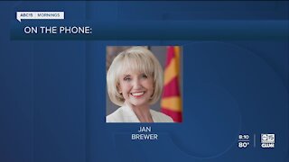 Former AZ Governor Jan Brewer weighs in on President Trump's positive COVID-19 test