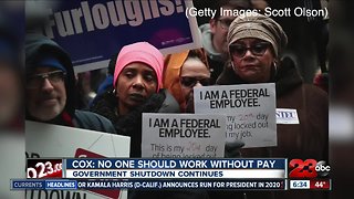 Government shutdown continues: Congressman TJ Cox says no one should work without pay