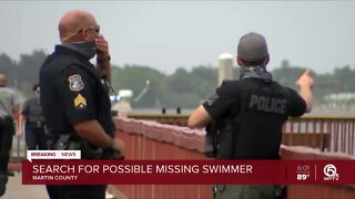 Law enforcement searching for potential missing swimmer in Stuart