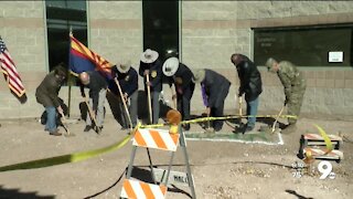 Ground breaking ceremony for Buffalo Soldiers memorial