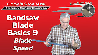 Sawmill Bandsaw Blade Basics 9 - Blade Speed