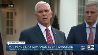 Pence campaign events in Arizona postponed due to rise in coronavirus cases