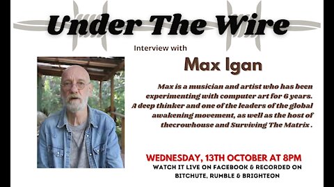 Under the Wire-A Rollicking Good Chat with Aussie Icon-Max Igan