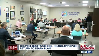 Council Bluffs school board approves return to learn plan