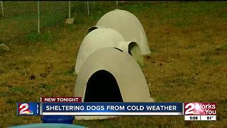 Tulsa SPCA collecting dog houses for wintertime