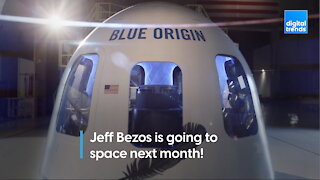 Jeff Bezos is going to space