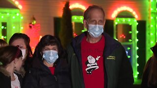 Community holds car parade for Strongsville's famous Christmas enthusiast Dan Hoag after cancer diagnosis