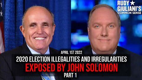 2020 Election Illegalities and Irregularities. Exposed by John Solomon Part 1 | Rudy Giuliani