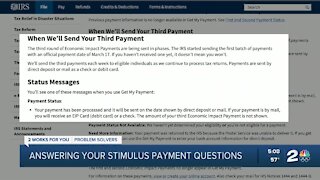 Answering your stimulus payment questions