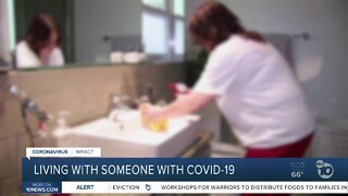 Safely living with someone who has COVID-19