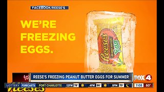 Reese's freezing peanut butter eggs for summer