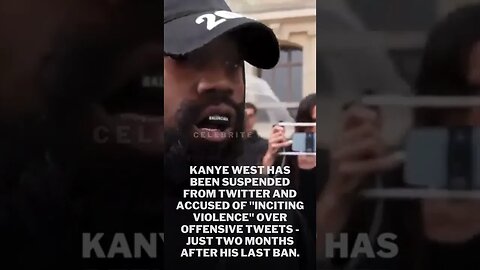 Kanye West (YE) got Suspended again