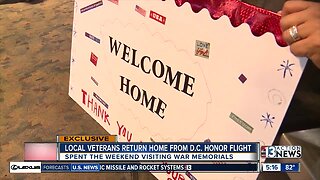 Local veterans return home from D.C.