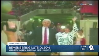 Legendary UArizona basketball coach Lute Olson dead at 85