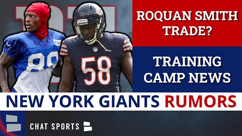 Giants Rumors: Trade For Roquan Smith After Trade Request? + Training Camp News Ft Kadarius Toney