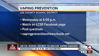 Lee County School District to discuss vaping dangers in live town hall meeting