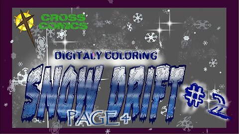 Speed painting Digital Coloring Snow Drift #2 Page 4