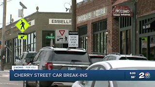 Multiple car break-ins on Cherry Street