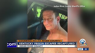 Kentucky prison escapee recaptured in Indian River County