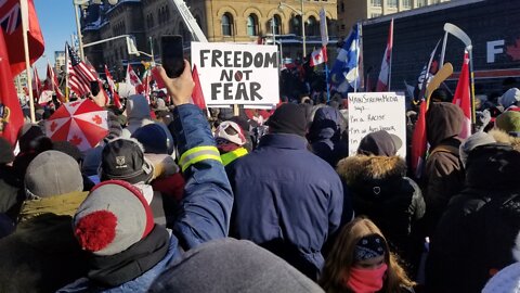 Ottawa Canada: Exclusive Report on the Ground at the "Freedom Convey"