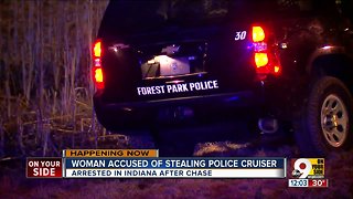 Suspect steals Forest Park police cruiser
