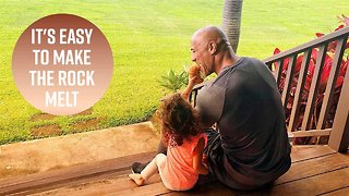 5 times The Rock revealed his sweet dad side