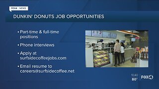 Dunkin' Donuts Hiring in Southwest Florida