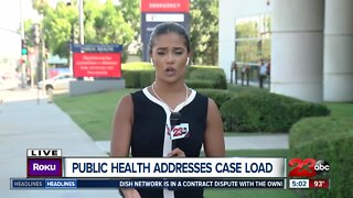 Kern County Public Health Department explain test backlog