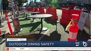 Outdoor dining safety a concern