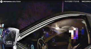 Kyle Rittenhouse trial: Raw bodycam footage of NBC producer following jury vehicle