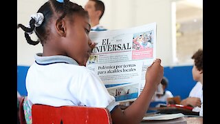 Prensa escuela visita varios colegio en la ciudad de Cartagena