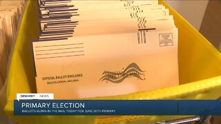 Ballots are going in the mail today for the June 30th primary